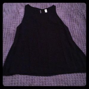 Old Navy Black Peplum Style Top